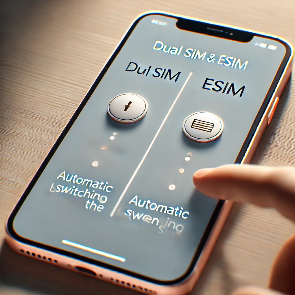 iPhoneでデュアルSIMとeSIMを活用して主回線と副回線を自動切り替えする方法